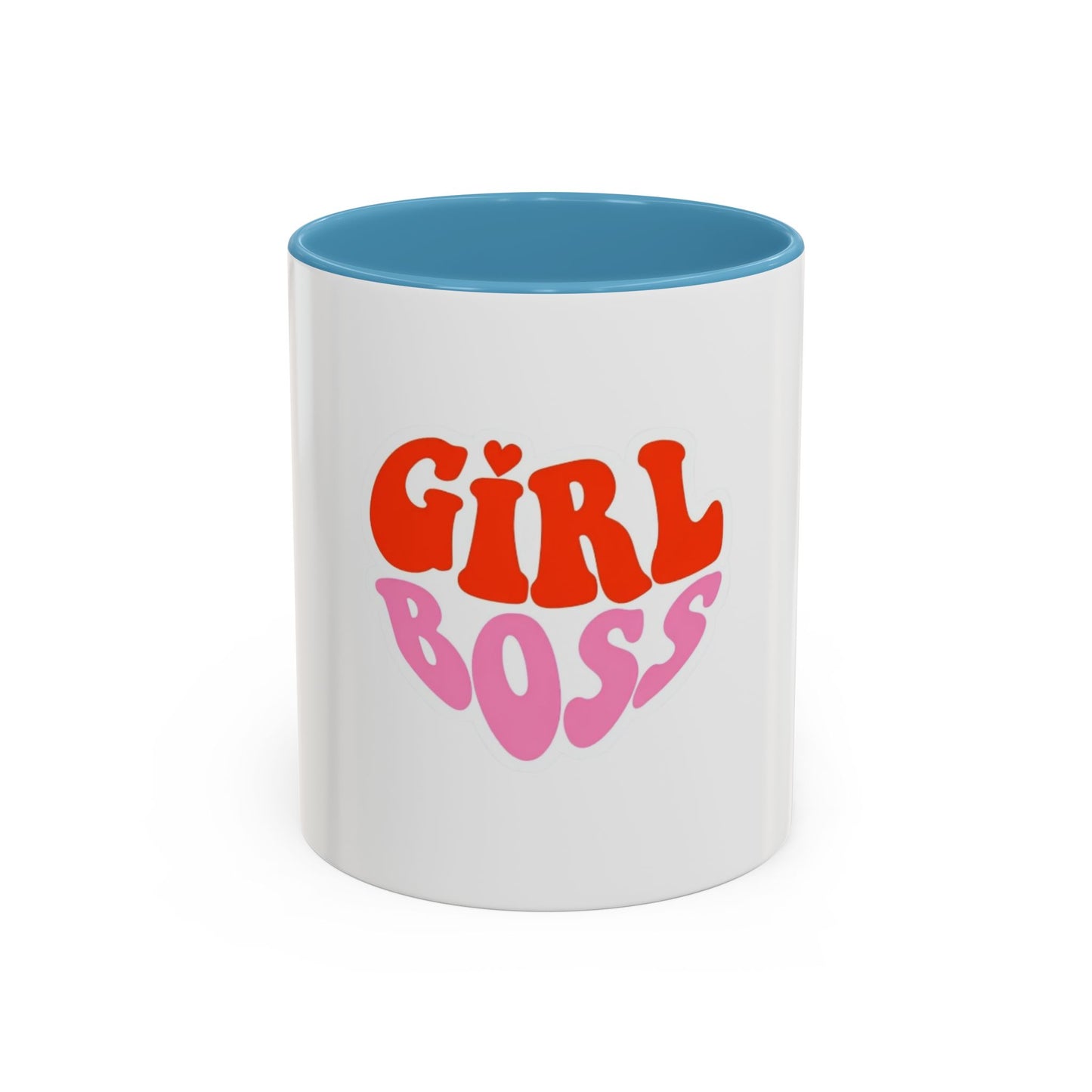 Girl Boss Accent Coffee Mug - Empowering Ceramic Mug for Daily Motivation