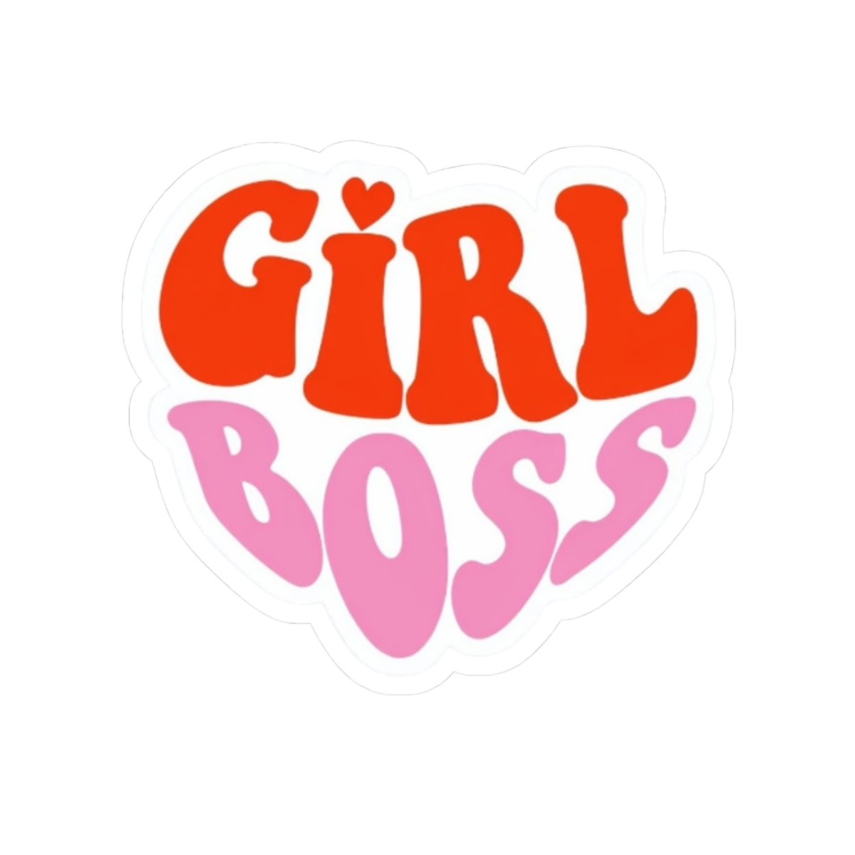 Inspirational Girl Boss Kiss-Cut Stickers - Empower Your Space!