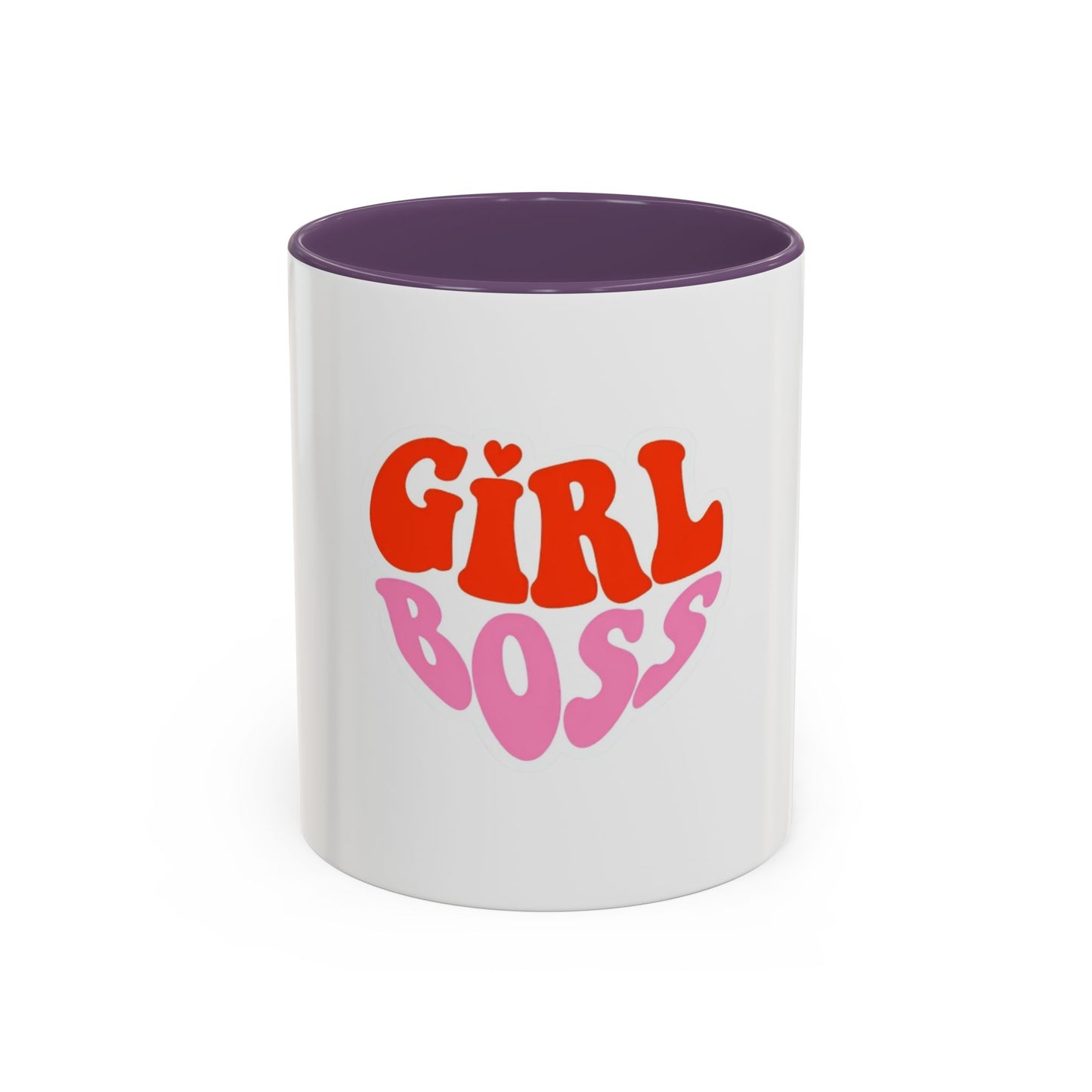 Girl Boss Accent Coffee Mug - Empowering Ceramic Mug for Daily Motivation