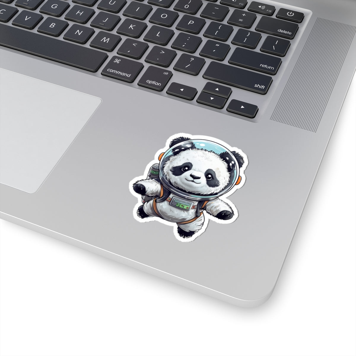 Cute Panda Astronaut Kiss-Cut Stickers - Fun Space Decor for All Ages