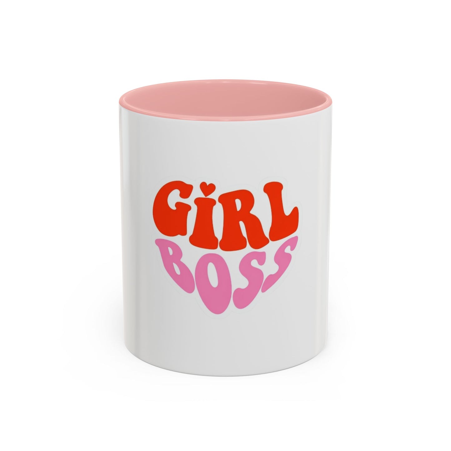 Girl Boss Accent Coffee Mug - Empowering Ceramic Mug for Daily Motivation