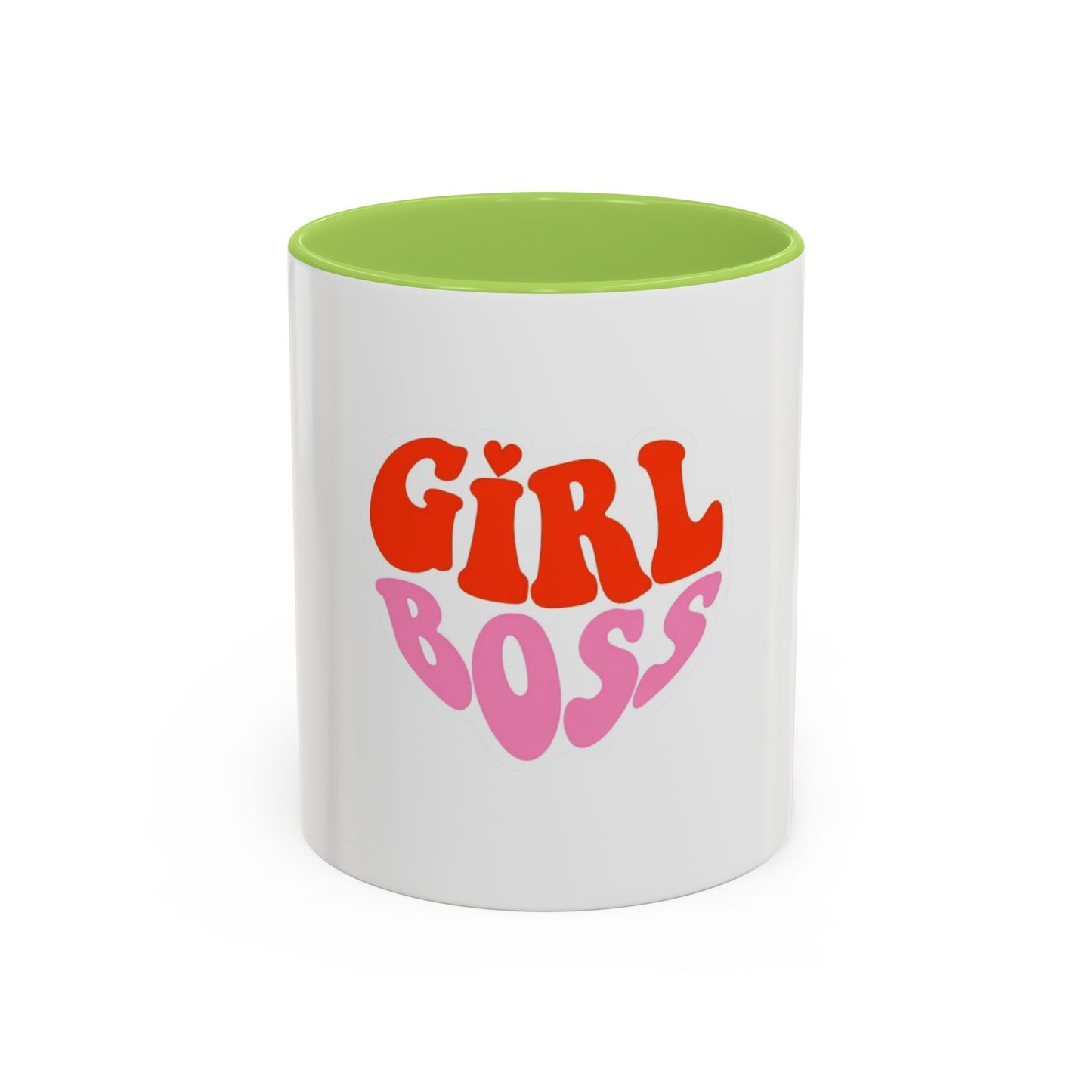 Girl Boss Accent Coffee Mug - Empowering Ceramic Mug for Daily Motivation