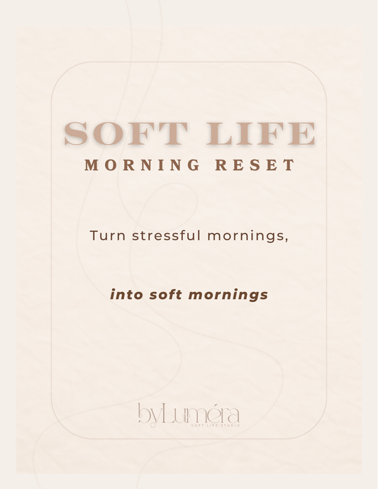 Soft Life Morning Reset Planner | 7 Day Calm Morning Routine Digital PDF