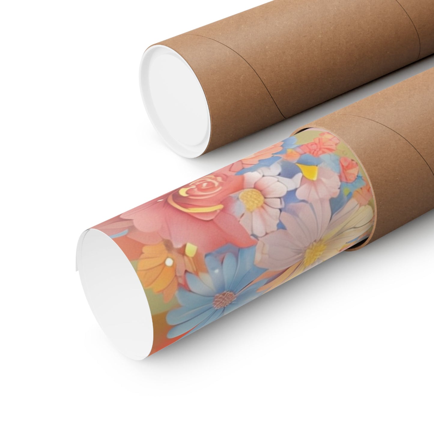 Inspirational Matte Vertical Poster - 'Your Path Awaits' Floral Art for Home Decor and Motivation