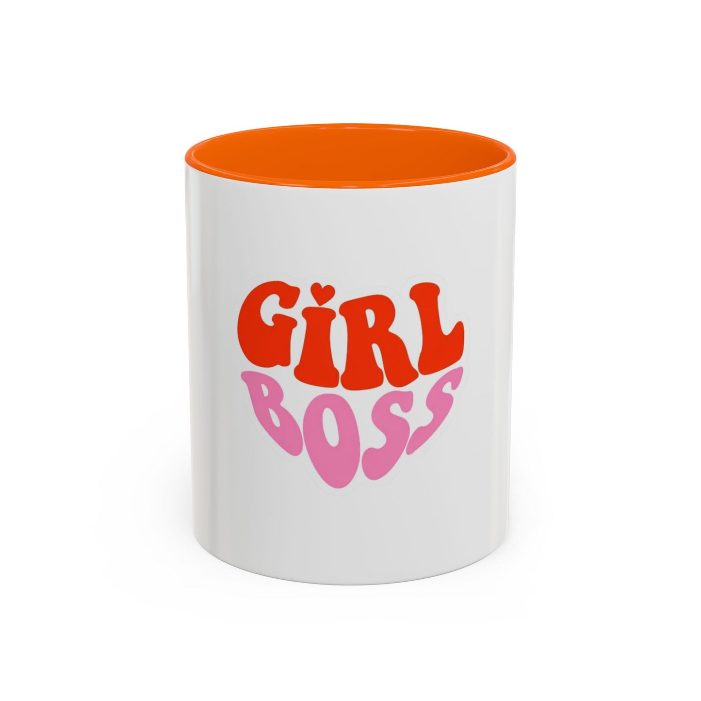 Girl Boss Accent Coffee Mug - Empowering Ceramic Mug for Daily Motivation