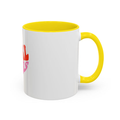 Girl Boss Accent Coffee Mug - Empowering Ceramic Mug for Daily Motivation