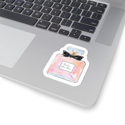 Perfume Bottle Kiss-Cut Sticker - "Unleash Your Power" Inspirational Decor