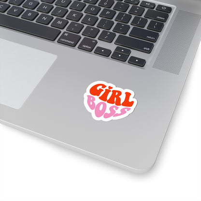 Inspirational Girl Boss Kiss-Cut Stickers - Empower Your Space!