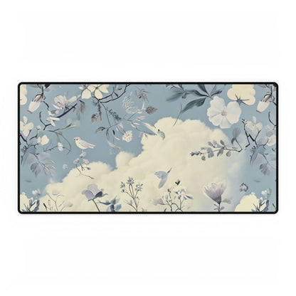 Elegant Floral Desk Mat for Home Office Decoration