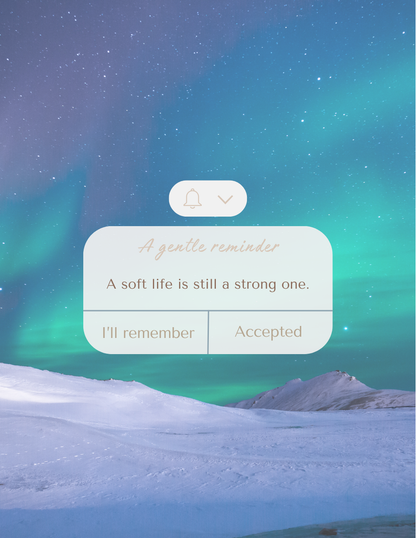 Soft Reminder Affirmation Cards: Gentle Self-Love & Calm Affirmations
