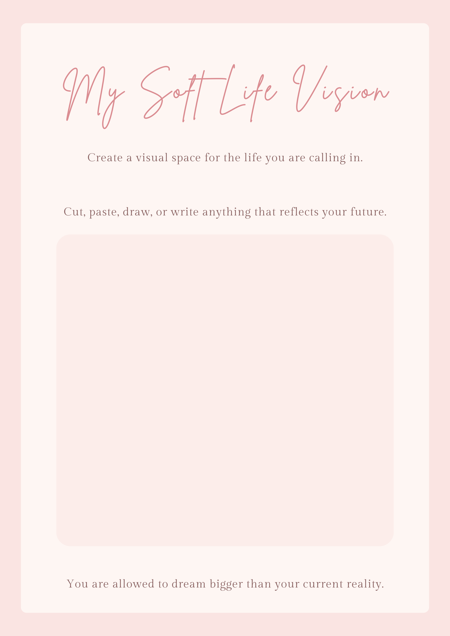 Becoming Her Soft Healing Workbook Digital Download Self Love Reset Journal Soft Life Planner Printable Shadow Work Journal