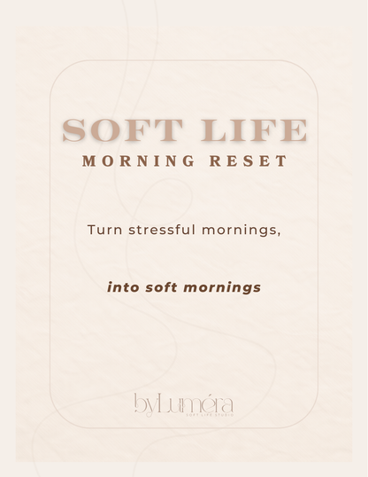 Soft Life Morning Reset Planner | 7 Day Calm Morning Routine Digital PDF