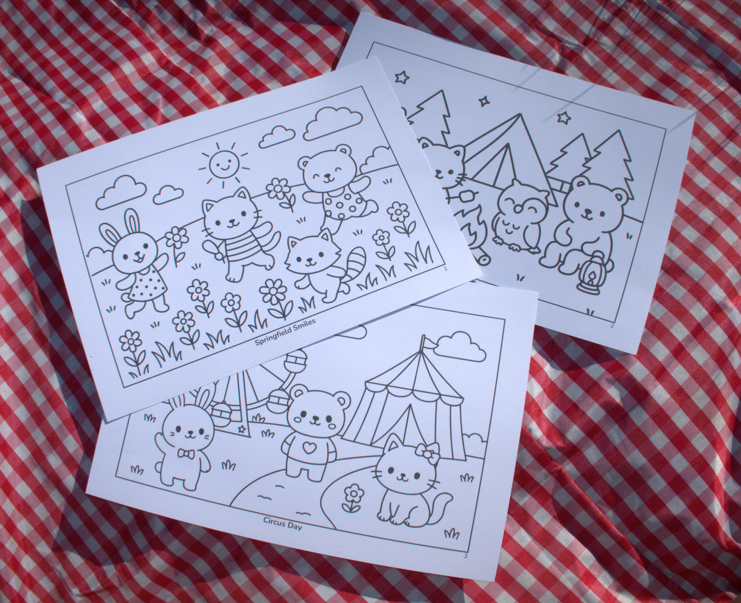 Pomi & Pals: A Whimsical Coloring Book for Kids and Adults – Kawaii Animal Friends