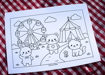 Pomi & Pals: A Whimsical Coloring Book for Kids and Adults – Kawaii Animal Friends