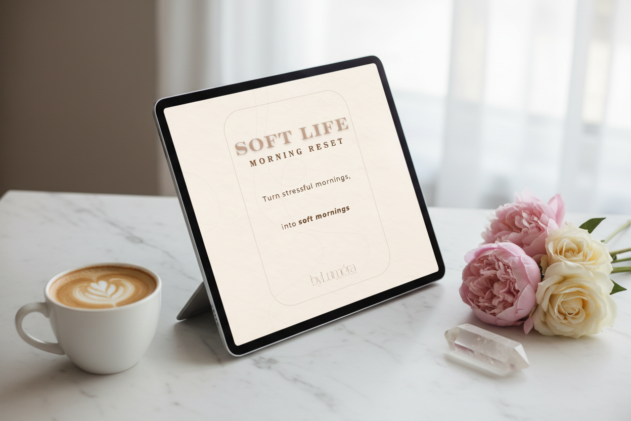 Soft Life Morning Reset Planner - Realistic iPad