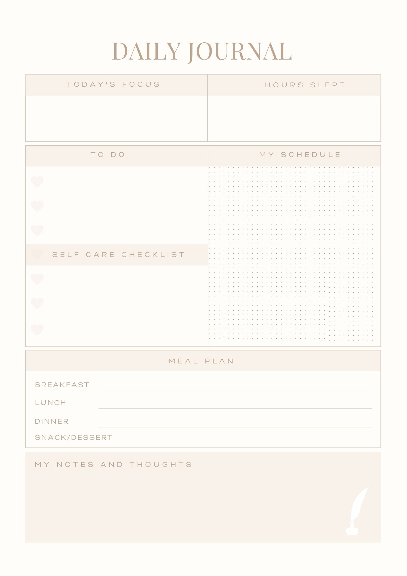Soft Life Reset Planner | Digital Self Care Journal for Calm Habits & Slow Living